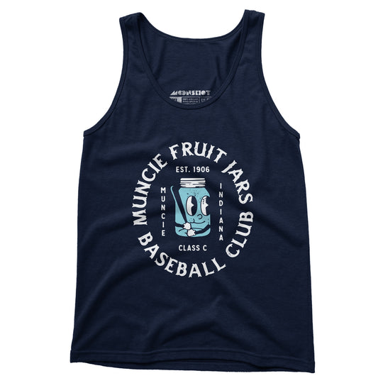 Muncie Fruit Jars - Indiana - Vintage Defunct Baseball Teams - Unisex Tank Top