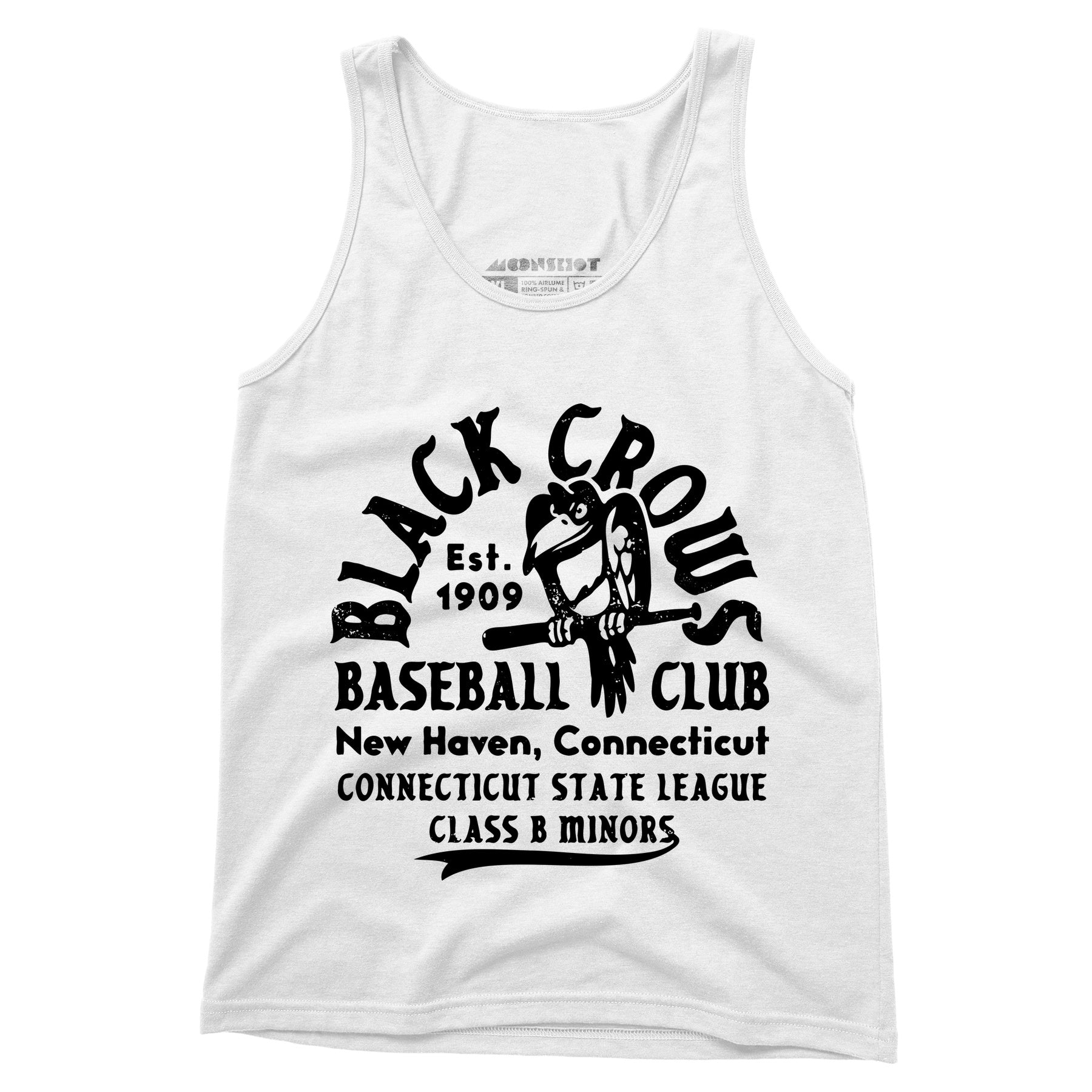 New Haven Black Crows - Connecticut - Vintage Defunct Baseball Teams - Unisex Tank Top