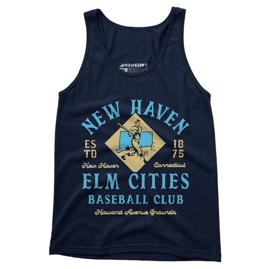 New Haven Elm Cities - Connecticut - Vintage Defunct Baseball Teams - Unisex Tank Top