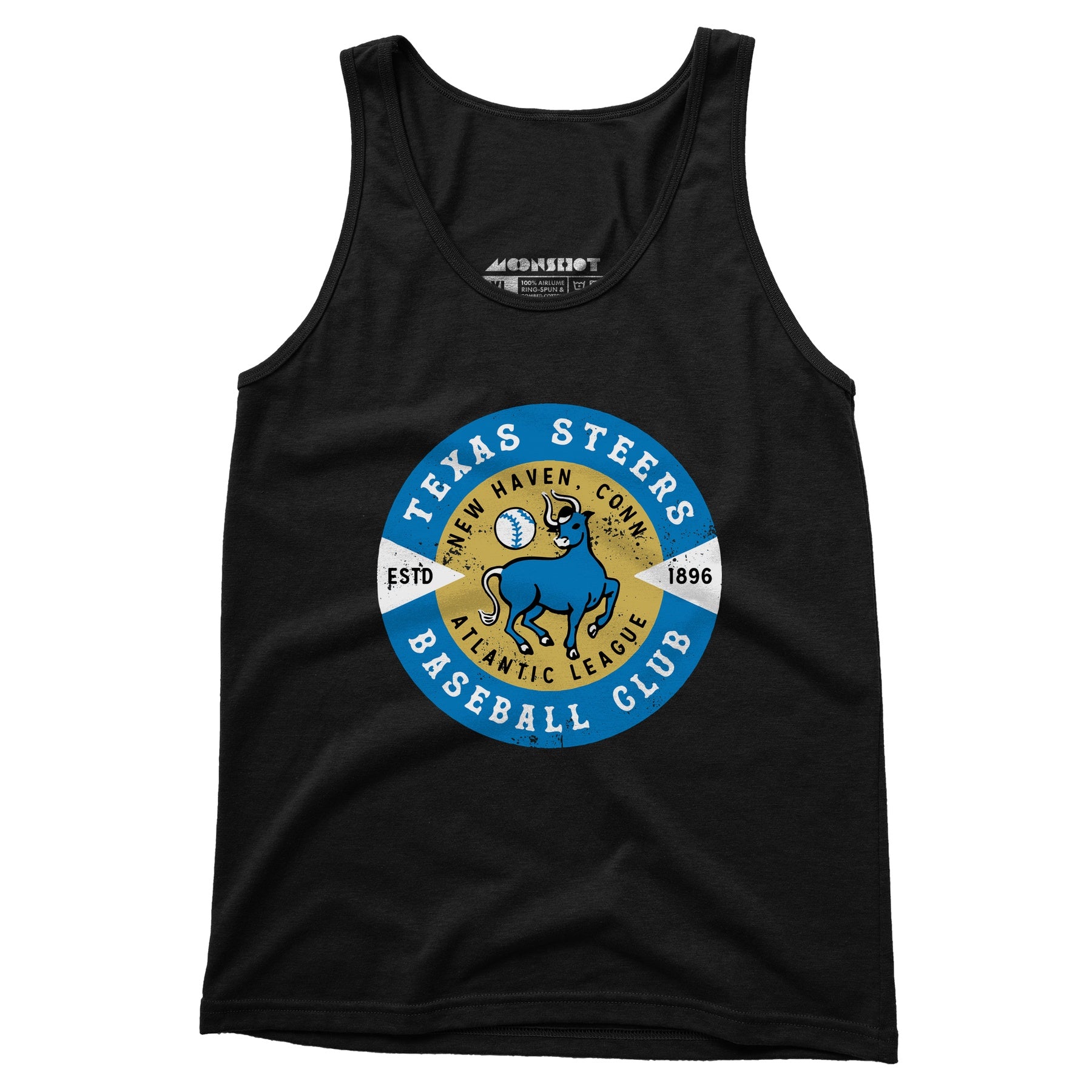 New Haven Texas Steers - Connecticut - Vintage Defunct Baseball Teams - Unisex Tank Top