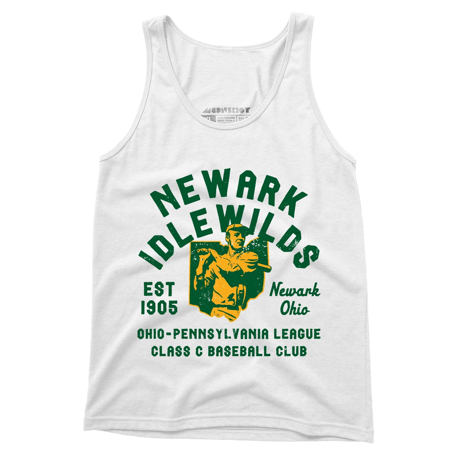 Newark Idlewilds - Ohio - Vintage Defunct Baseball Teams - Unisex Tank Top