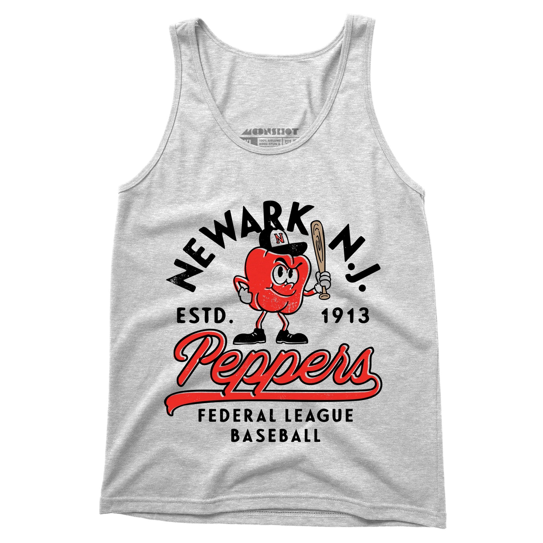 Newark Peppers - New Jersey - Vintage Defunct Baseball Teams - Unisex Tank Top