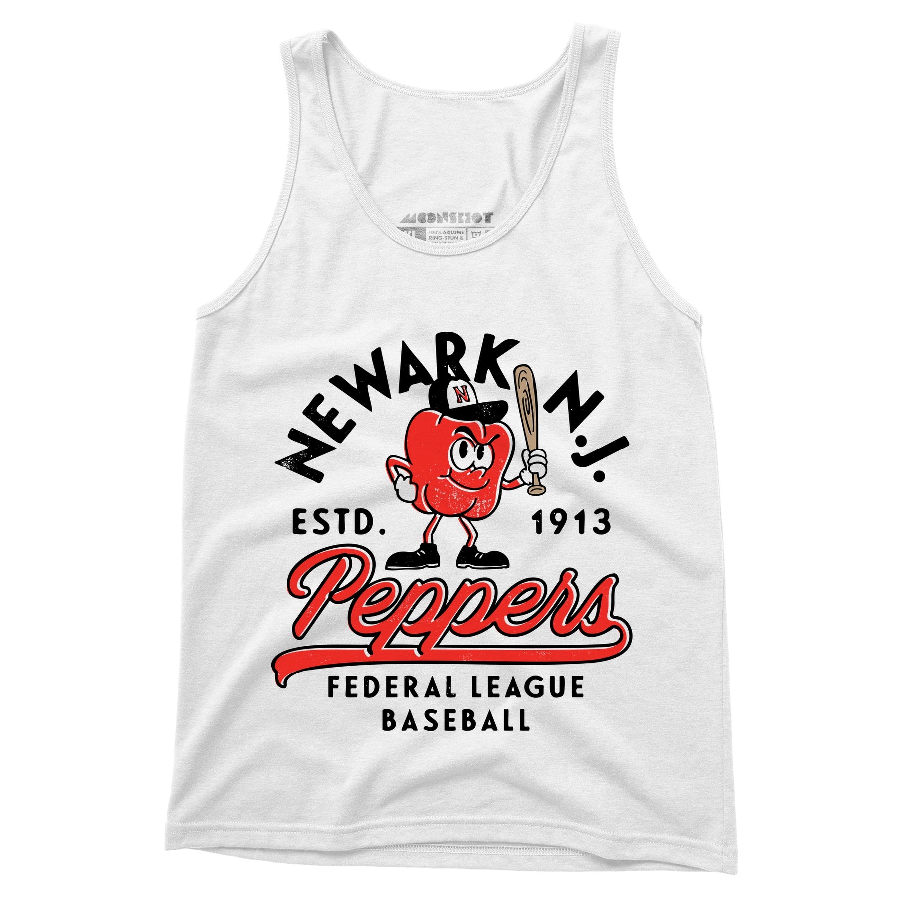 Newark Peppers - New Jersey - Vintage Defunct Baseball Teams - Unisex Tank Top