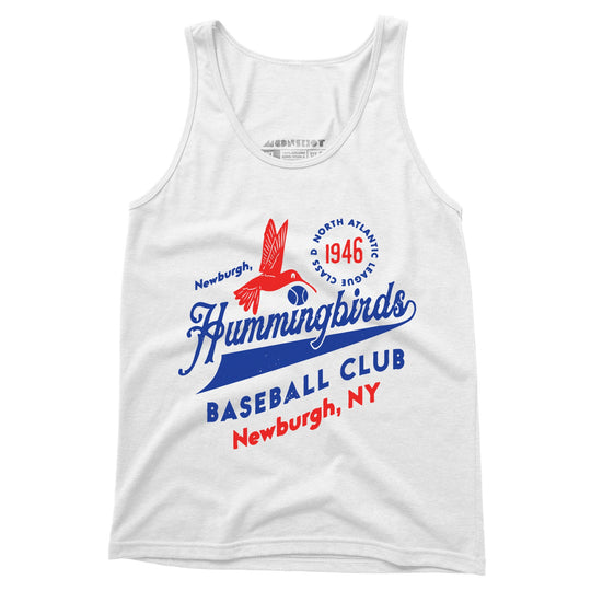 Newburgh Hummingbirds - New York - Vintage Defunct Baseball Teams - Unisex Tank Top