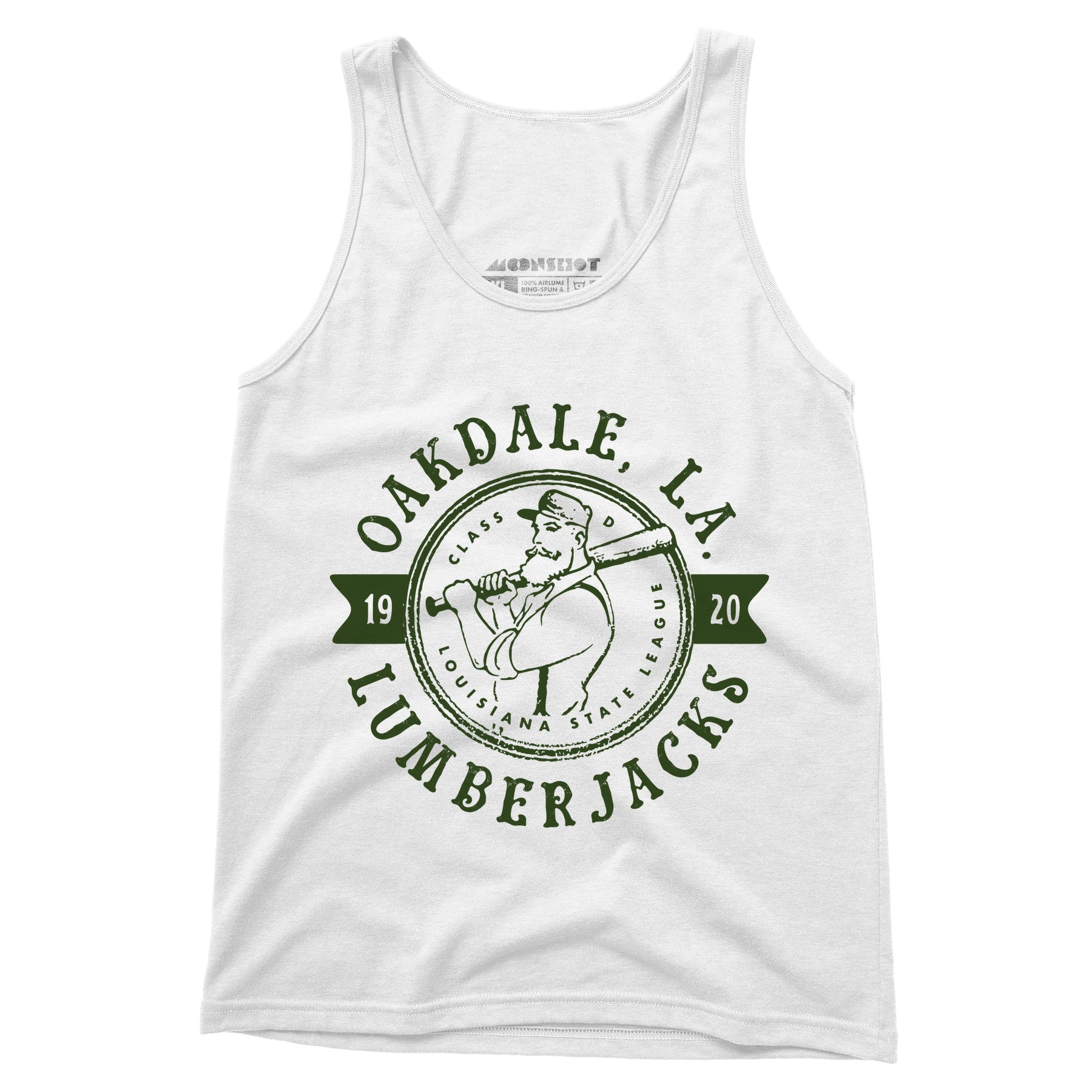 Oakdale Lumberjacks - Louisiana - Vintage Defunct Baseball Teams - Unisex Tank Top
