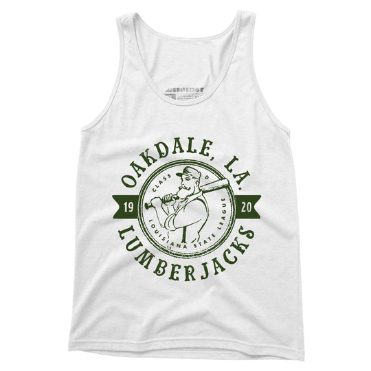 Oakdale Lumberjacks - Louisiana - Vintage Defunct Baseball Teams - Unisex Tank Top