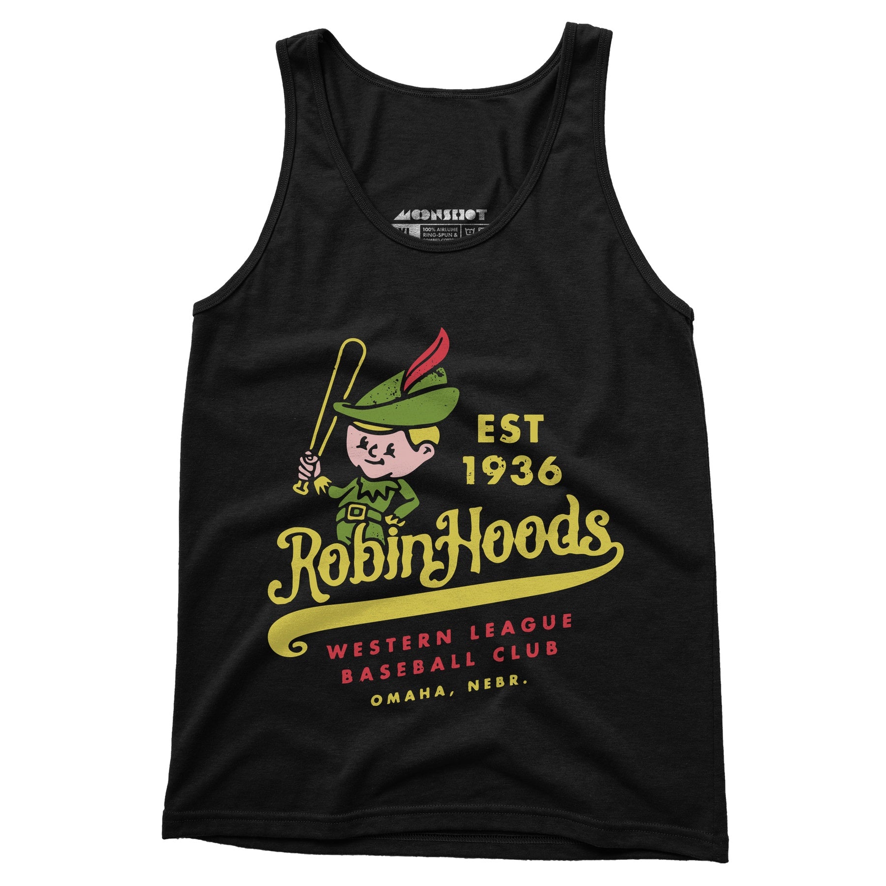 Omaha Robin Hoods - Nebraska - Vintage Defunct Baseball Teams - Unisex Tank Top