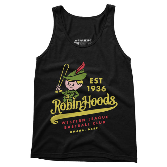 Omaha Robin Hoods - Nebraska - Vintage Defunct Baseball Teams - Unisex Tank Top