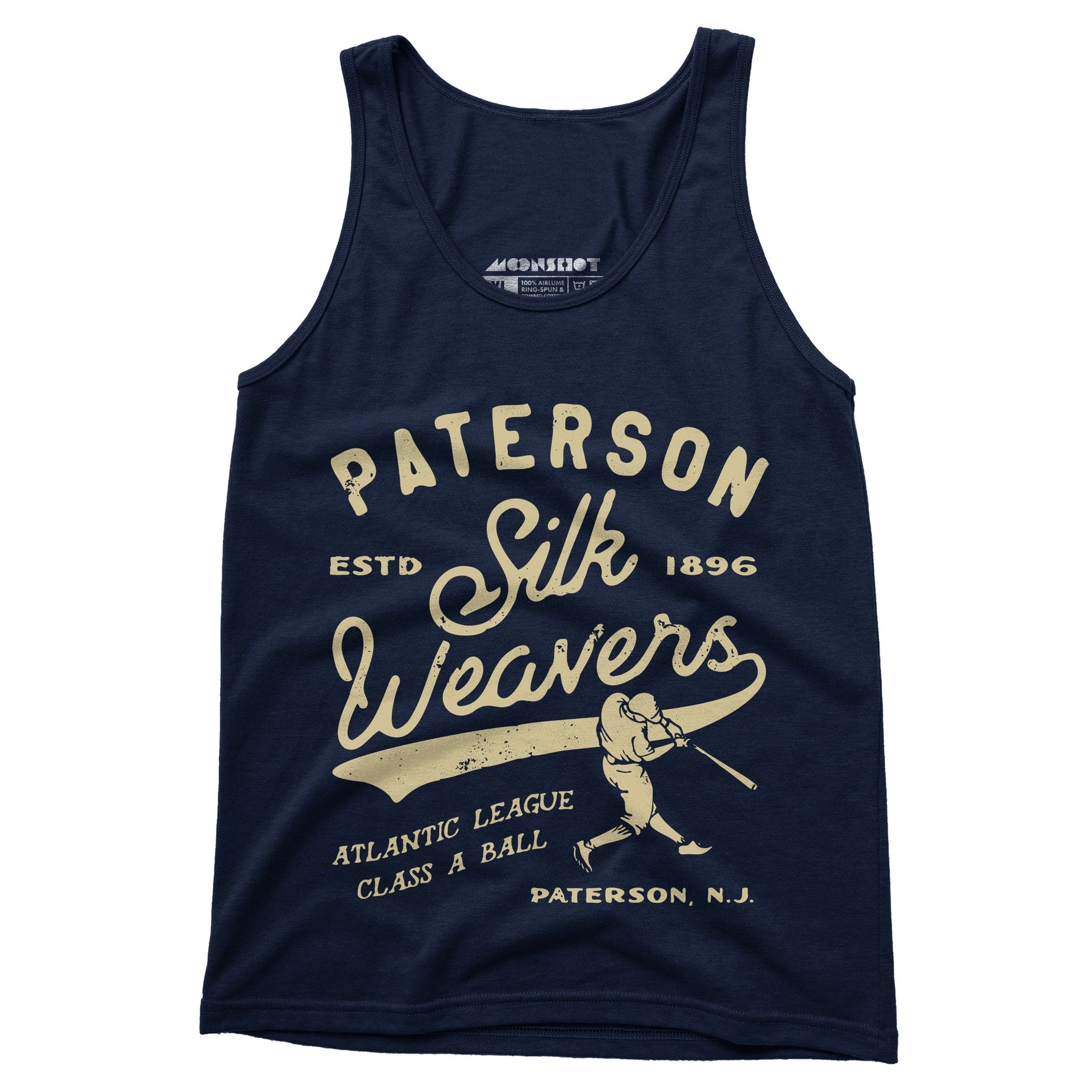 Paterson Silk Weavers - New Jersey - Vintage Defunct Baseball Teams - Unisex Tank Top