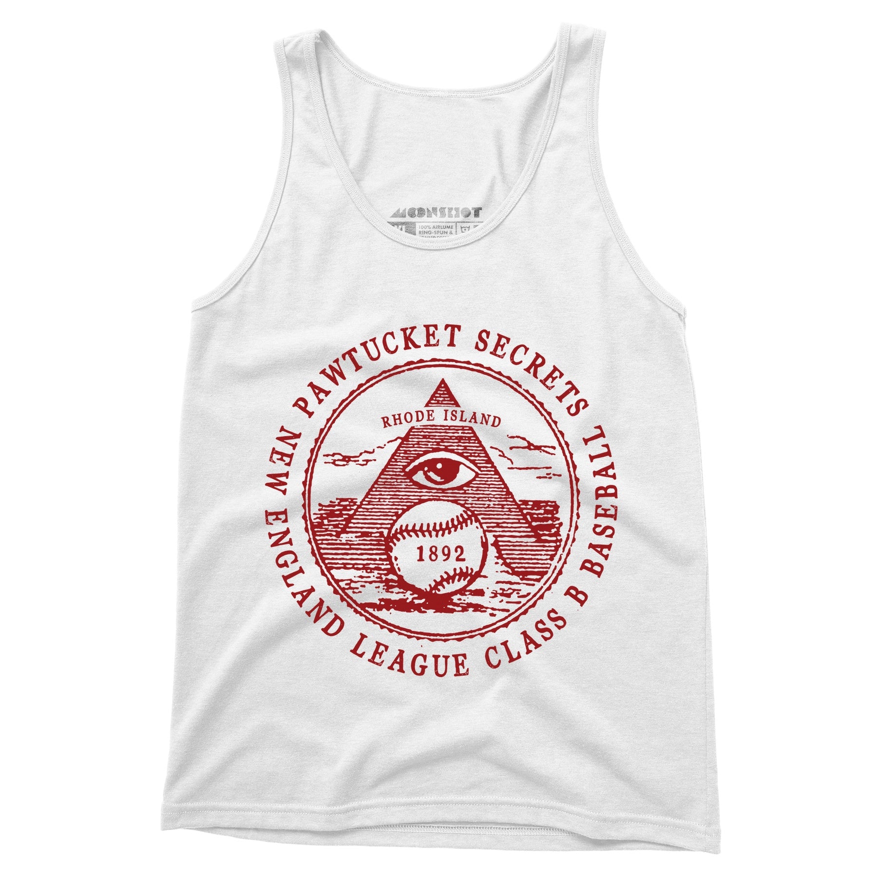 Pawtucket Secrets - Rhode Island - Vintage Defunct Baseball Teams - Unisex Tank Top