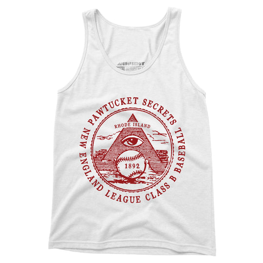 Pawtucket Secrets - Rhode Island - Vintage Defunct Baseball Teams - Unisex Tank Top
