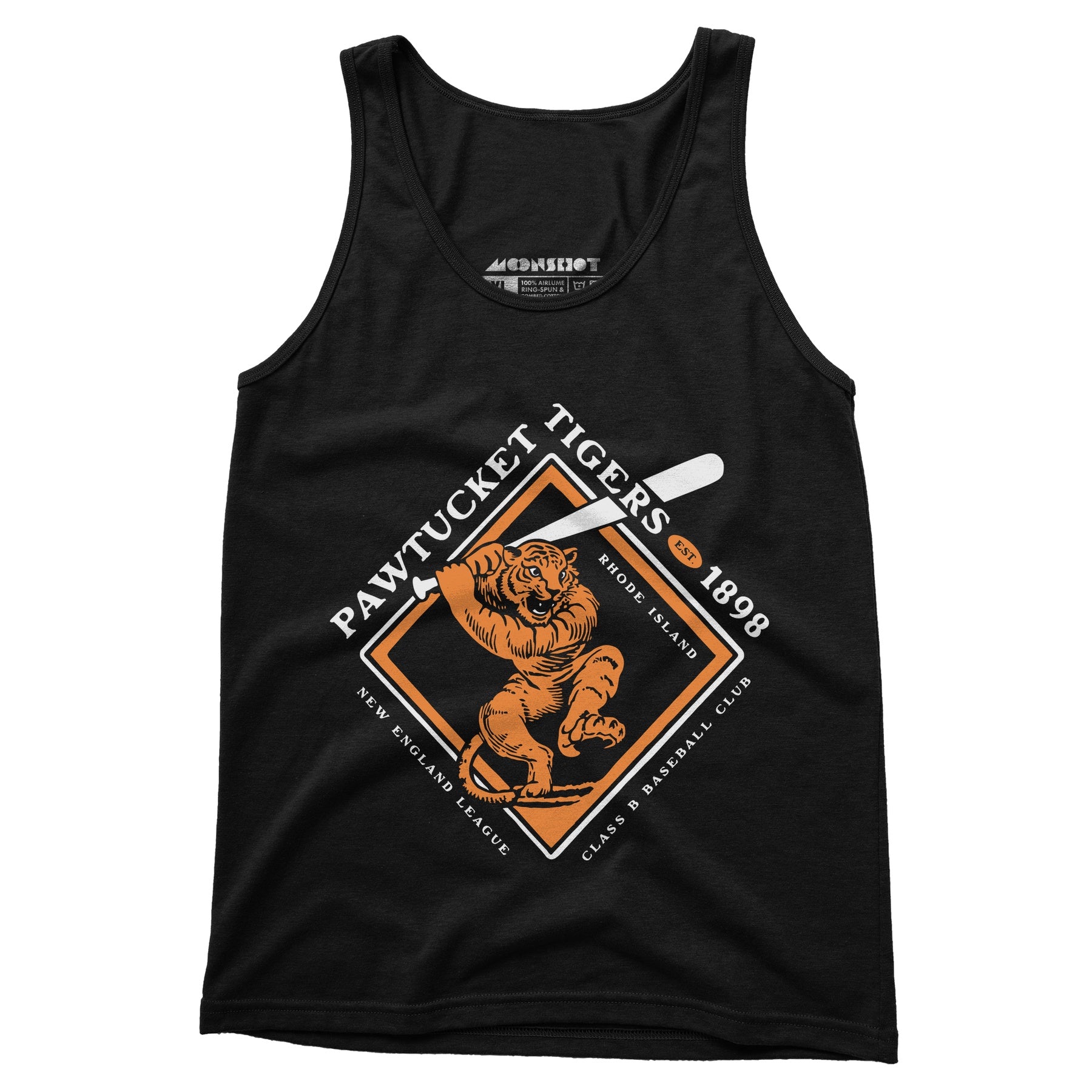 Pawtucket Tigers - Rhode Island - Vintage Defunct Baseball Teams - Unisex Tank Top