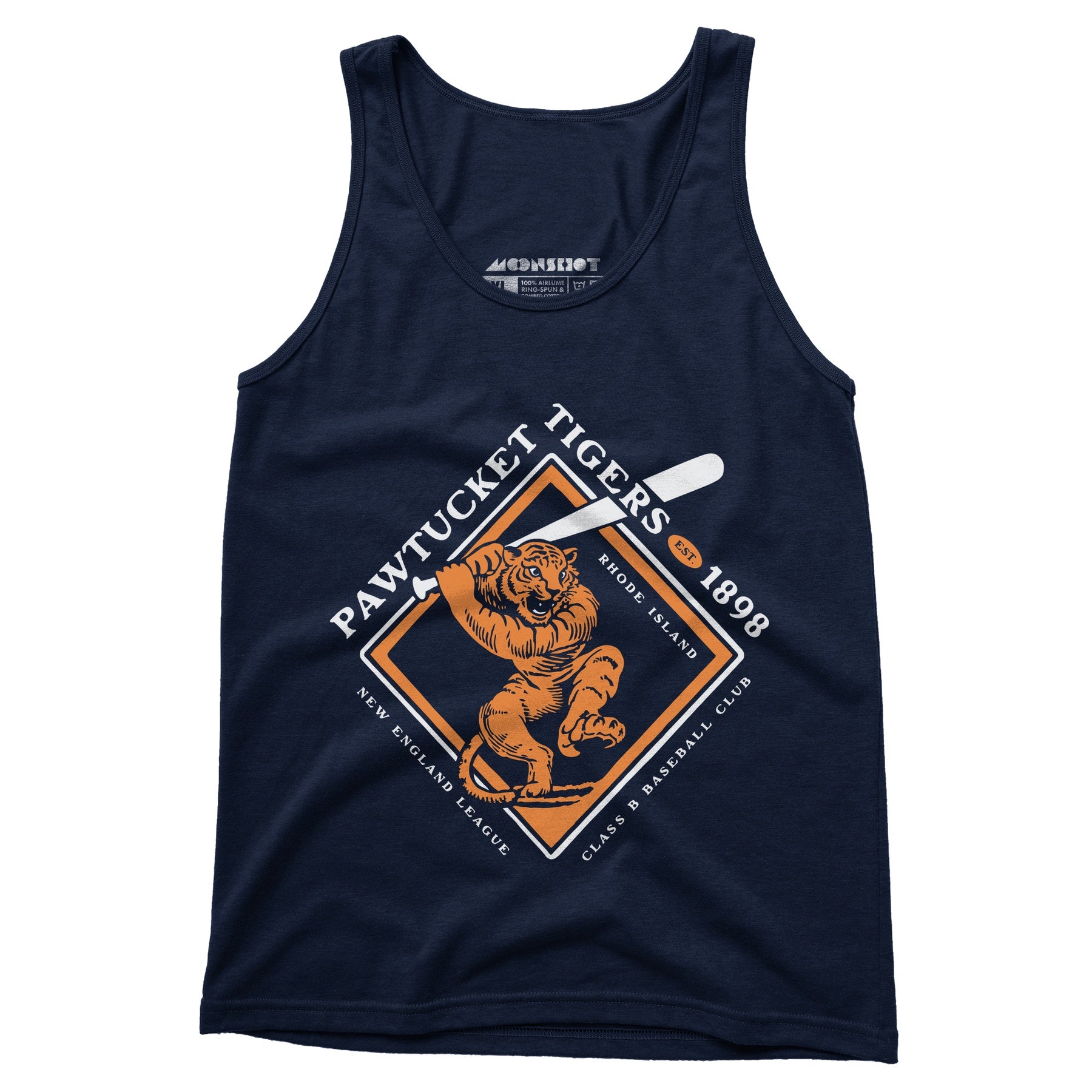 Pawtucket Tigers - Rhode Island - Vintage Defunct Baseball Teams - Unisex Tank Top