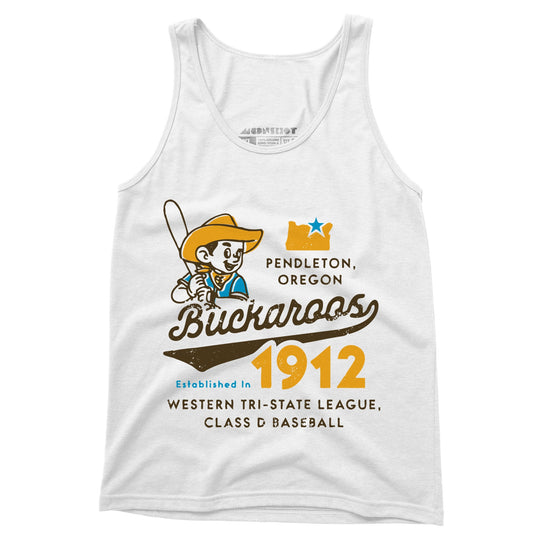 Pendleton Buckaroos - Oregon - Vintage Defunct Baseball Teams - Unisex Tank Top
