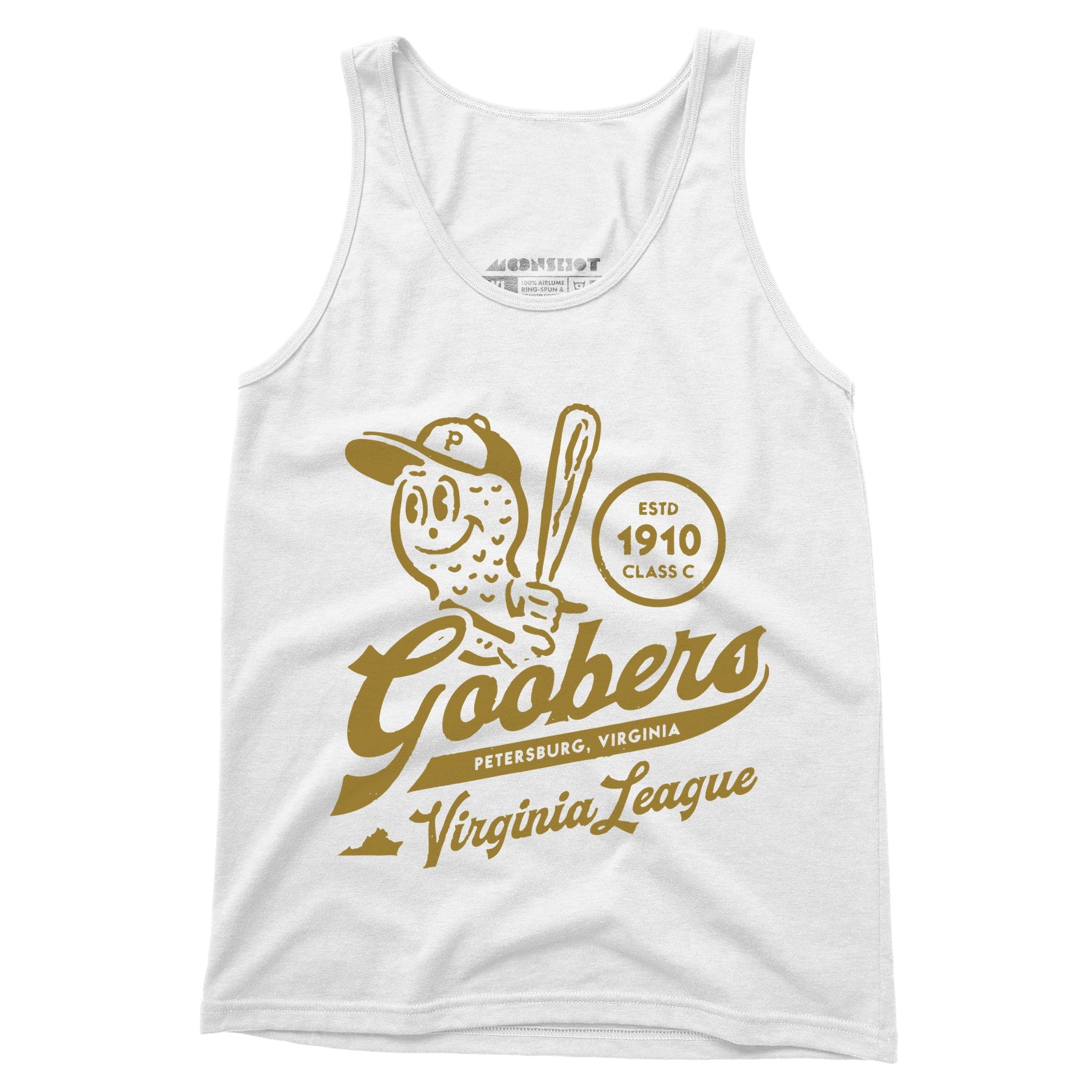 Petersburg Goobers - Virginia - Vintage Defunct Baseball Teams - Unisex Tank Top