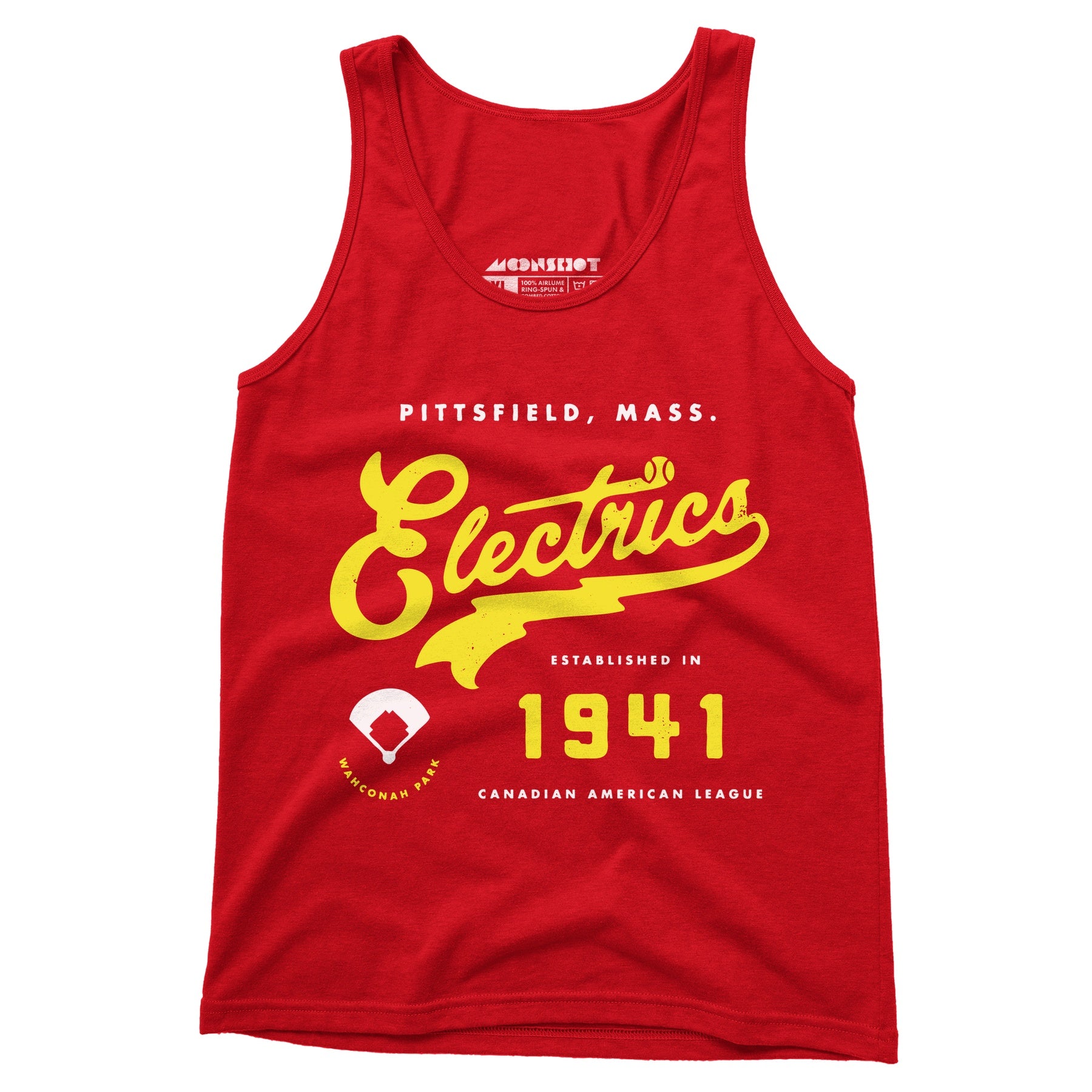 Pittsfield Electrics - Massachusetts - Vintage Defunct Baseball Teams - Unisex Tank Top