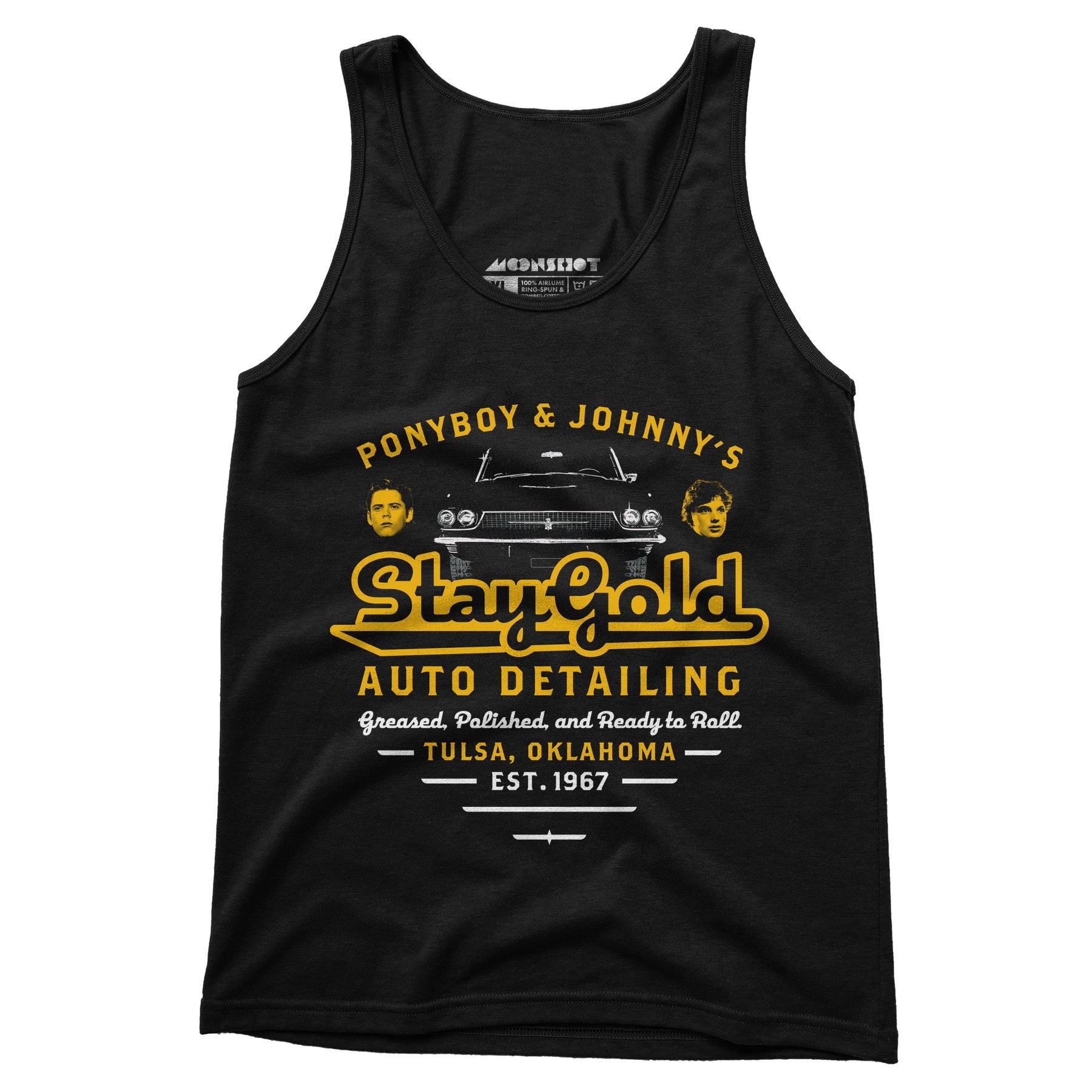 Ponyboy & Johnny's Stay Gold Auto Detailing - Unisex Tank Top