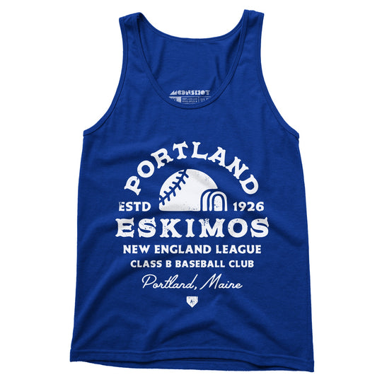 Portland Eskimos - Maine - Vintage Defunct Baseball Teams - Unisex Tank Top