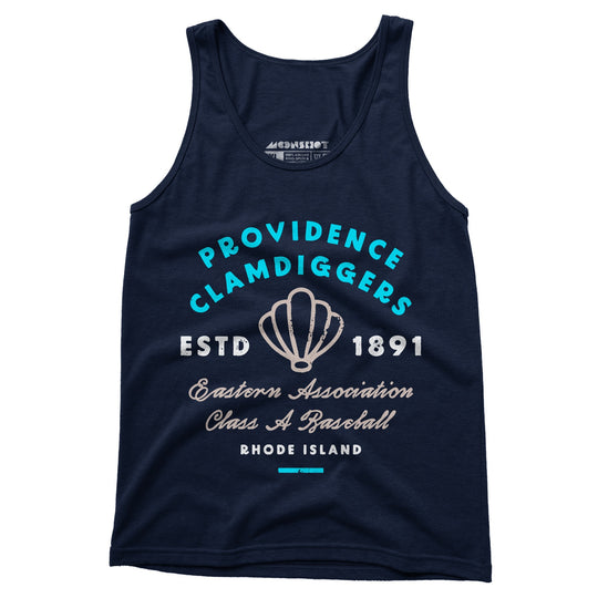 Providence Clamdiggers - Rhode Island - Vintage Defunct Baseball Teams - Unisex Tank Top