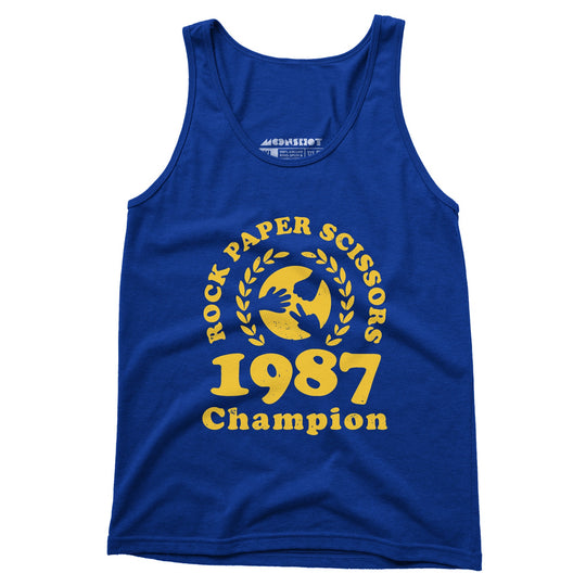 Rock Paper Scissors Champion - Unisex Tank Top