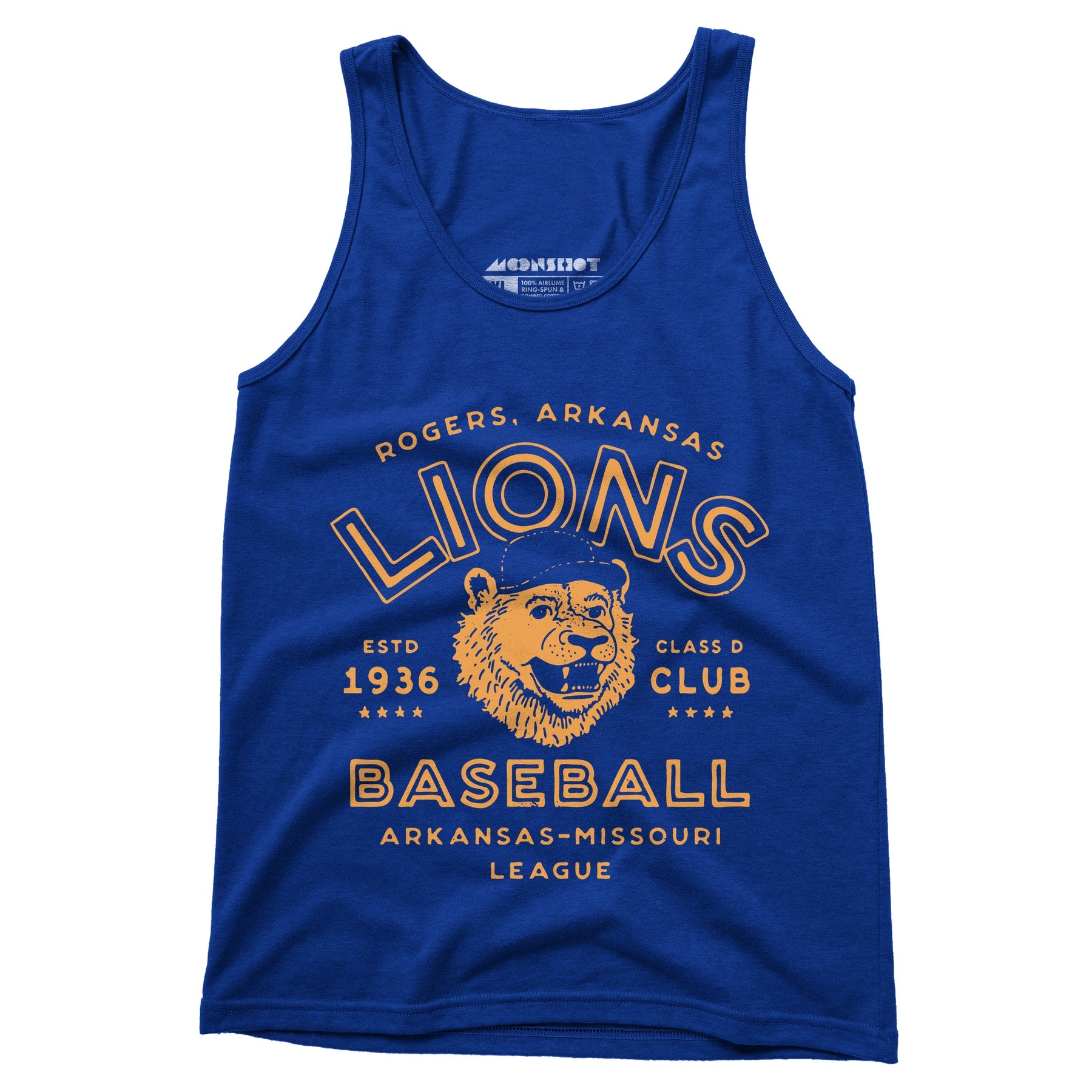 Rogers Lions - Arkansas - Vintage Defunct Baseball Teams - Unisex Tank Top
