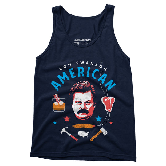 Ron Swanson American - Unisex Tank Top