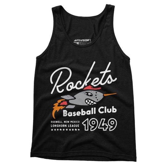 Roswell Rockets - New Mexico - Vintage Defunct Baseball Teams - Unisex Tank Top