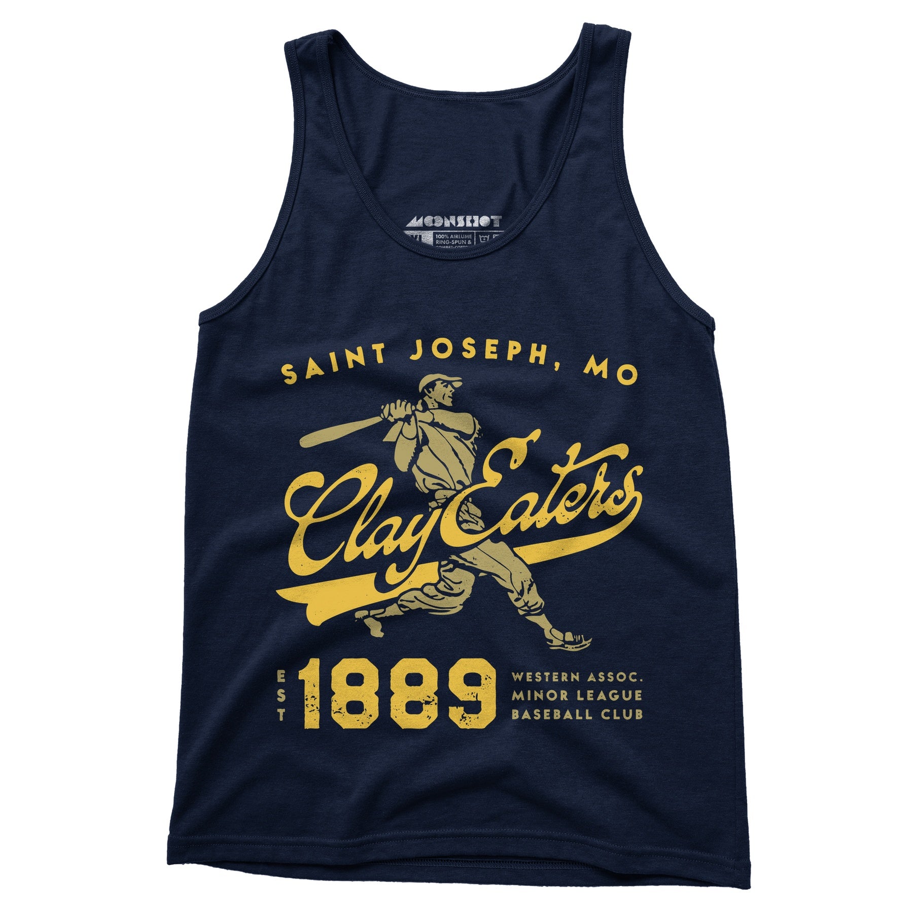 Saint Joseph Clay Eaters - Missouri - Vintage Defunct Baseball Teams - Unisex Tank Top