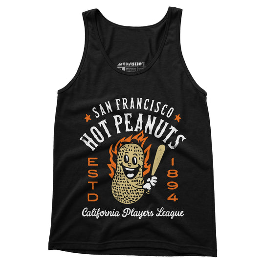 San Francisco Hot Peanuts - California - Vintage Defunct Baseball Teams - Unisex Tank Top