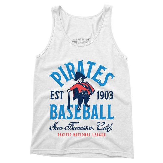 San Francisco Pirates - California - Vintage Defunct Baseball Teams - Unisex Tank Top