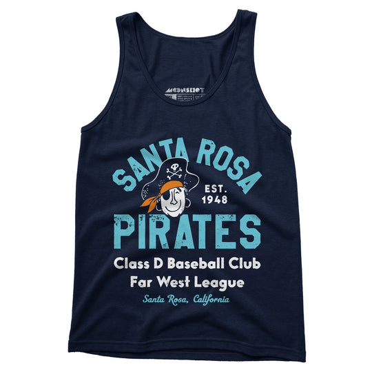 Santa Rosa Pirates - California - Vintage Defunct Baseball Teams - Unisex Tank Top