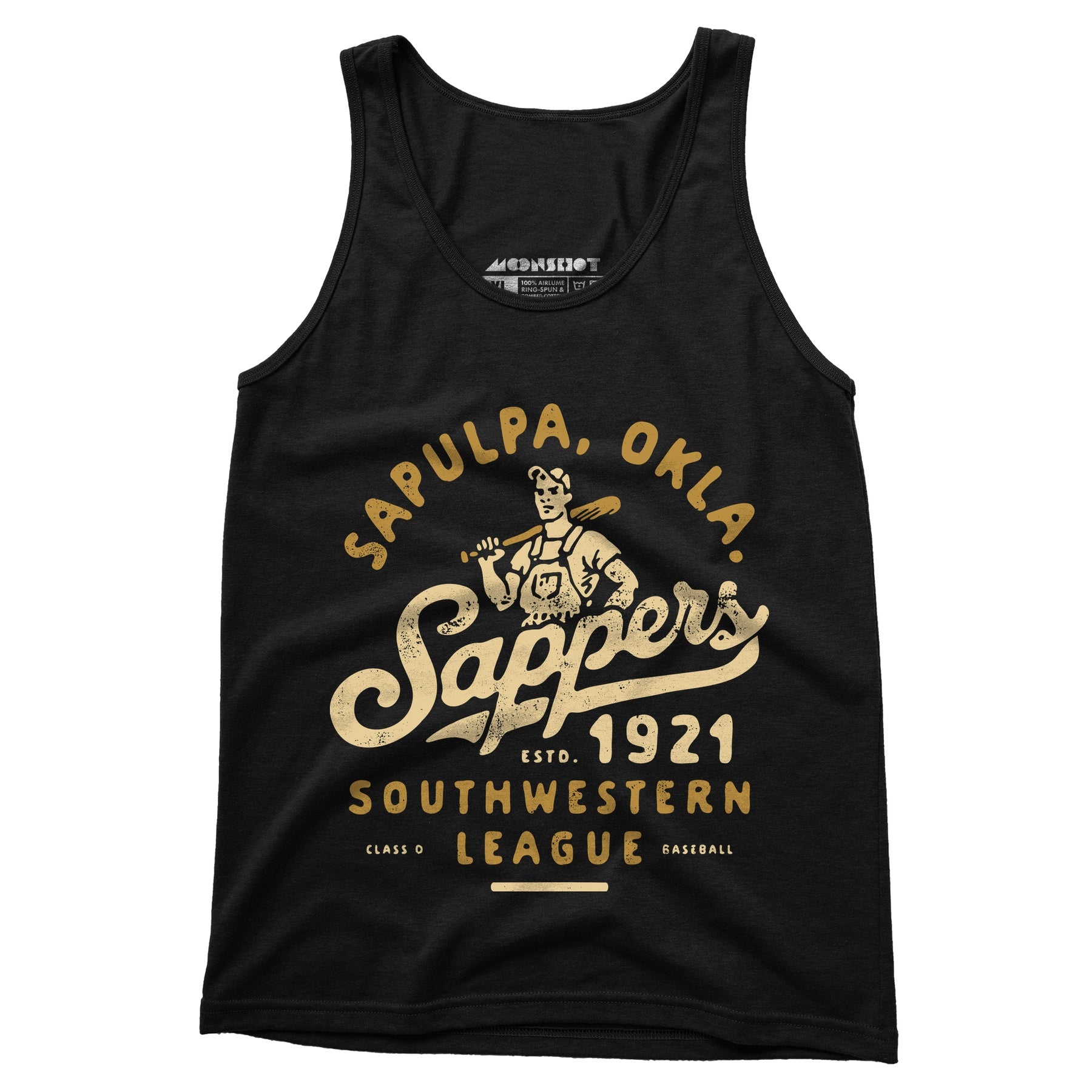 Sapulpa Sappers - Oklahoma - Vintage Defunct Baseball Teams - Unisex Tank Top