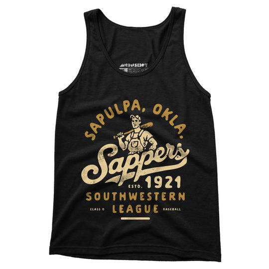 Sapulpa Sappers - Oklahoma - Vintage Defunct Baseball Teams - Unisex Tank Top