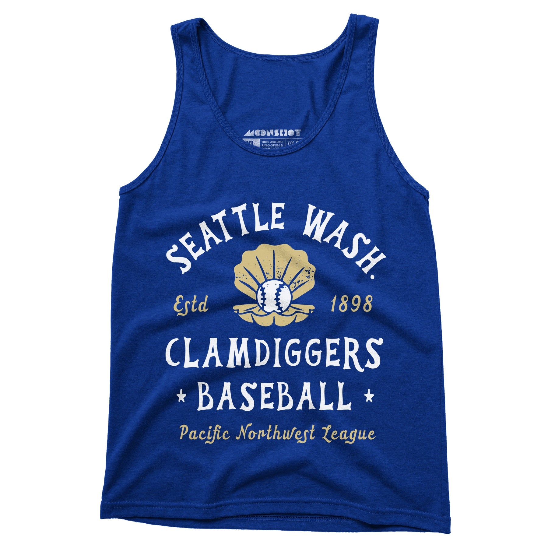 Seattle Clamdiggers - Washington - Vintage Defunct Baseball Teams - Unisex Tank Top