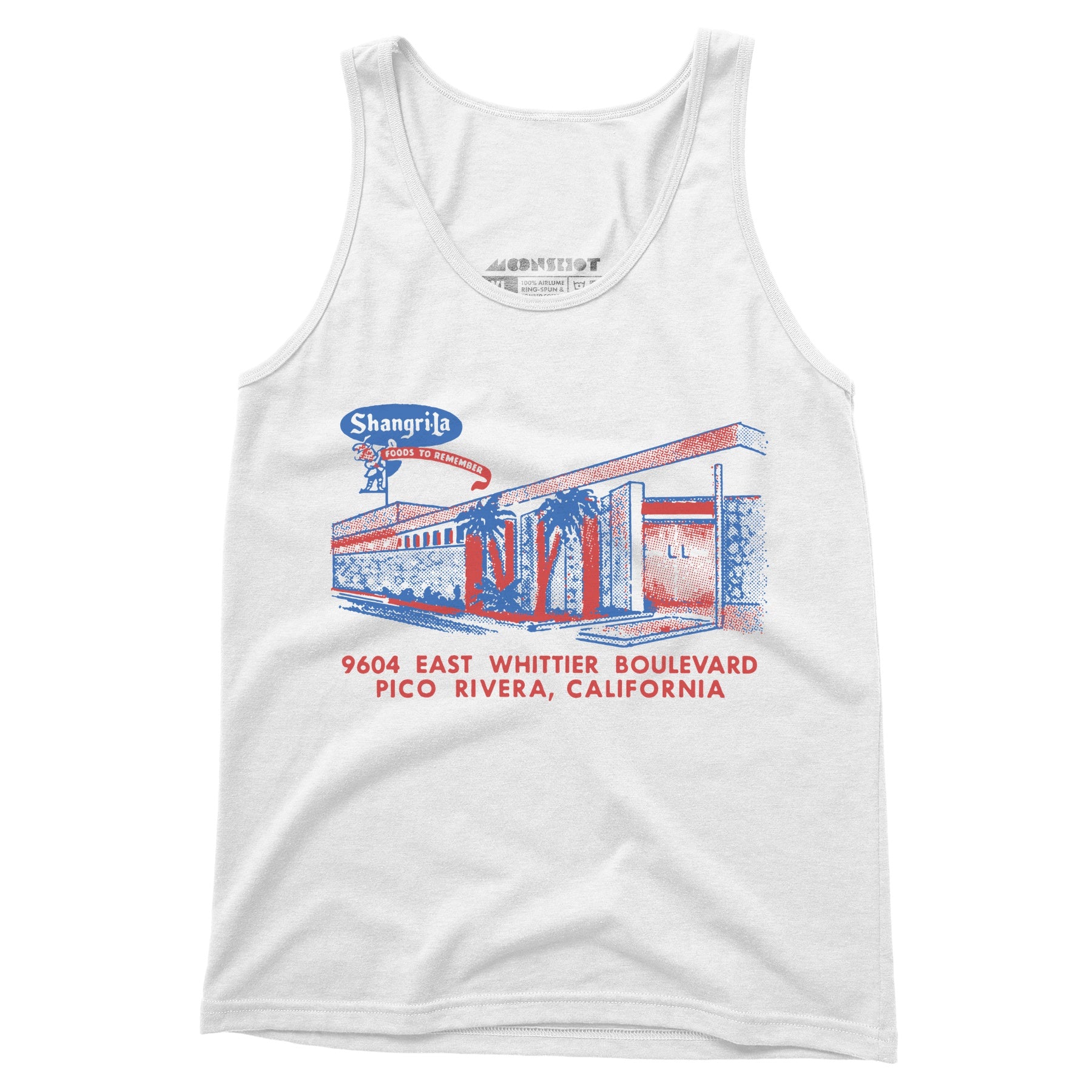 Shangri-La - Pico Rivera, CA - Vintage Restaurant - Unisex Tank Top