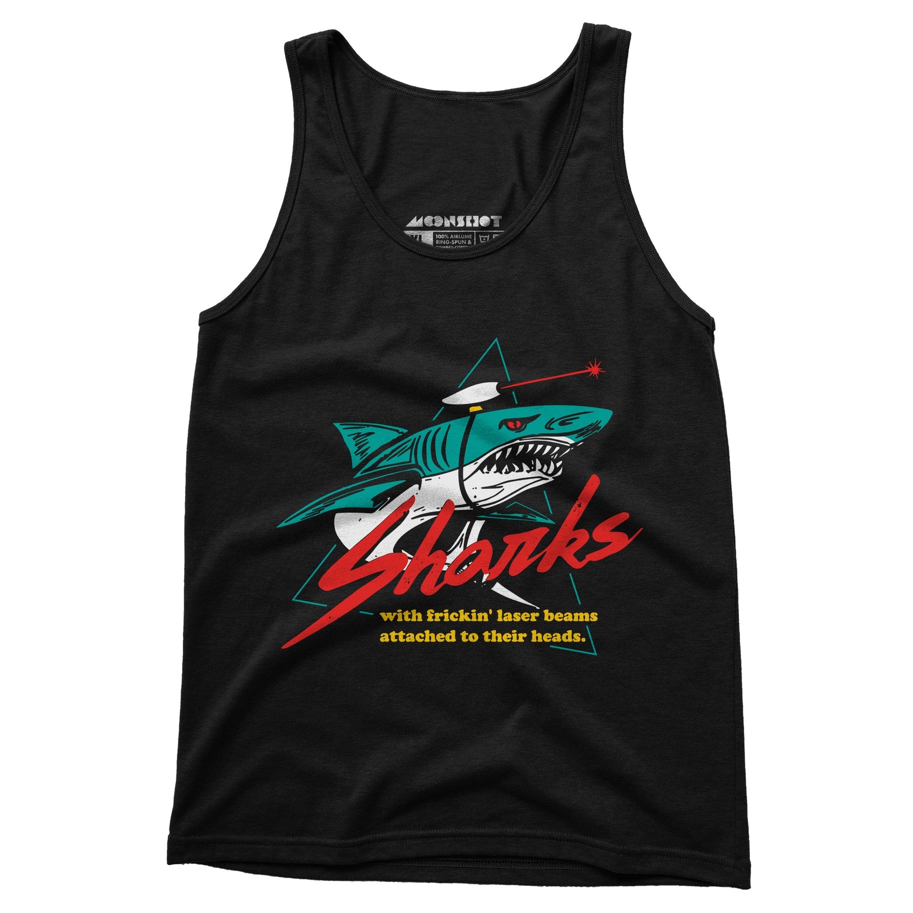Sharks With Frickin' Laser Beams Attached to Their Heads - Unisex Tank Top