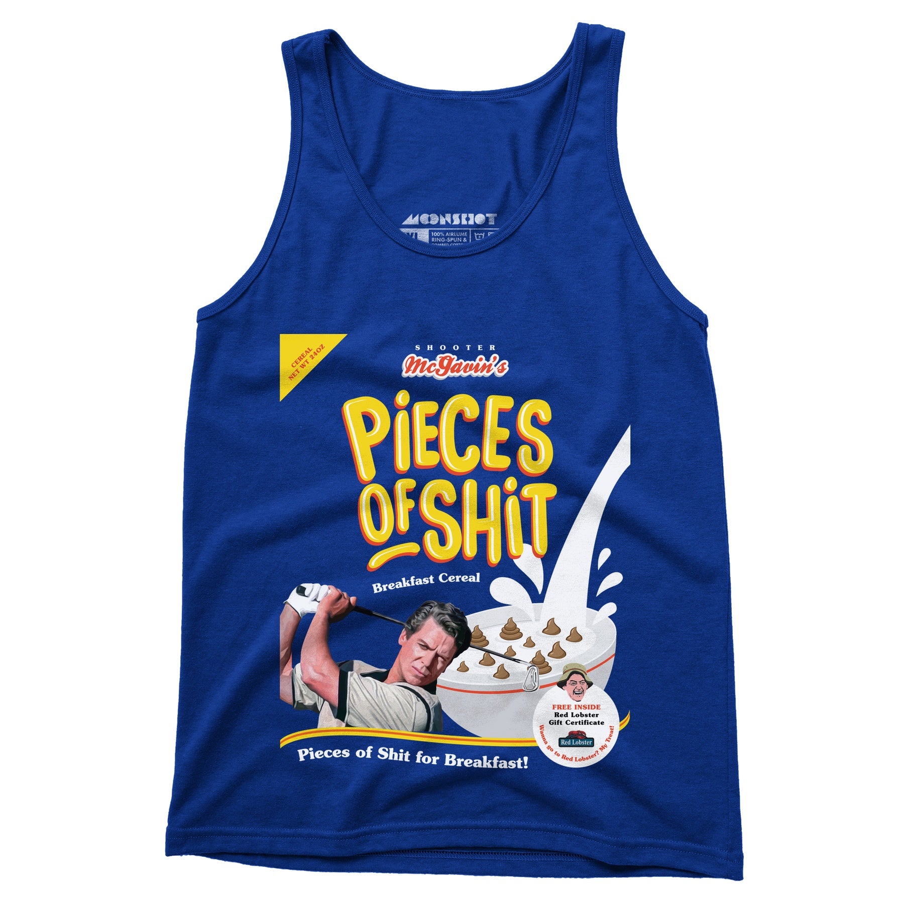 Shooter McGavin's Pieces of Shit Breakfast Cereal - Unisex Tank Top