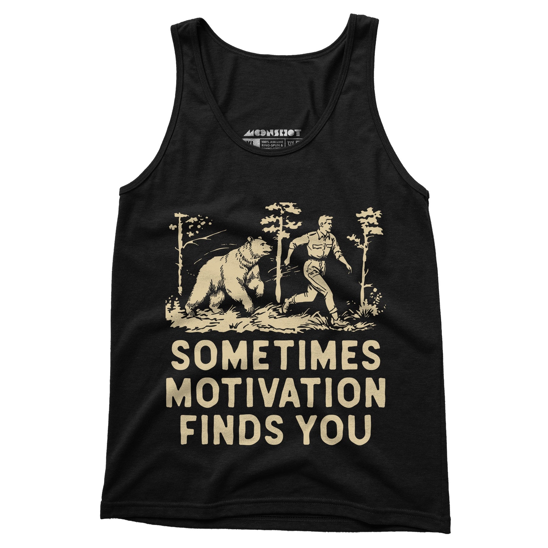 Sometimes Motivation Finds You - Unisex Tank Top