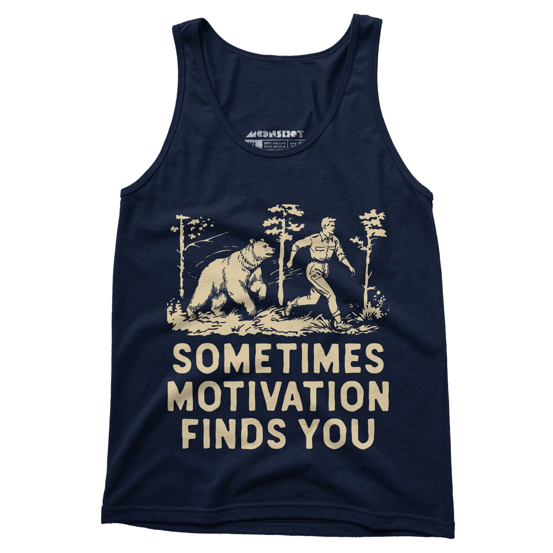 Sometimes Motivation Finds You - Unisex Tank Top
