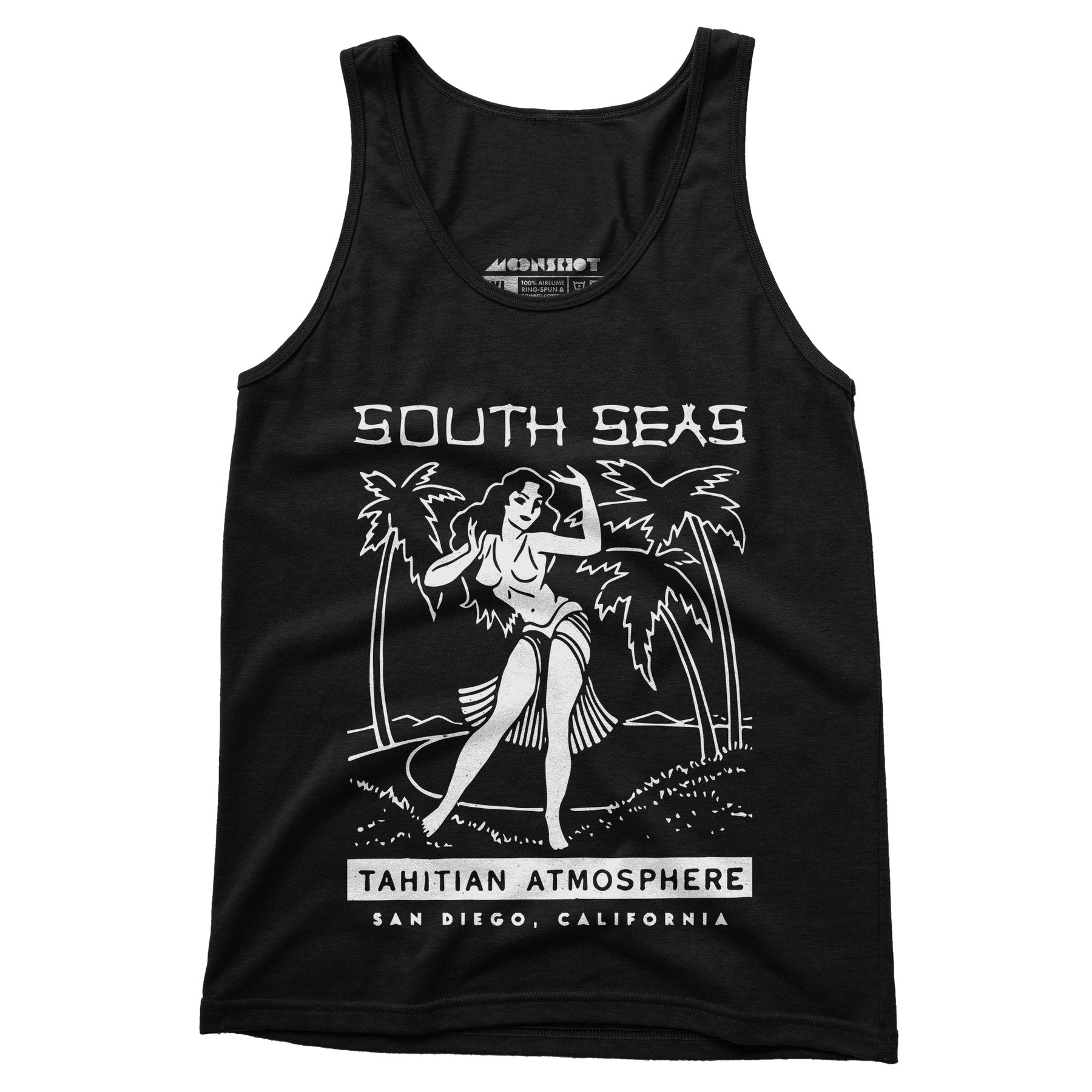 South Seas - San Diego, CA - Vintage Tiki Bar - Unisex Tank Top