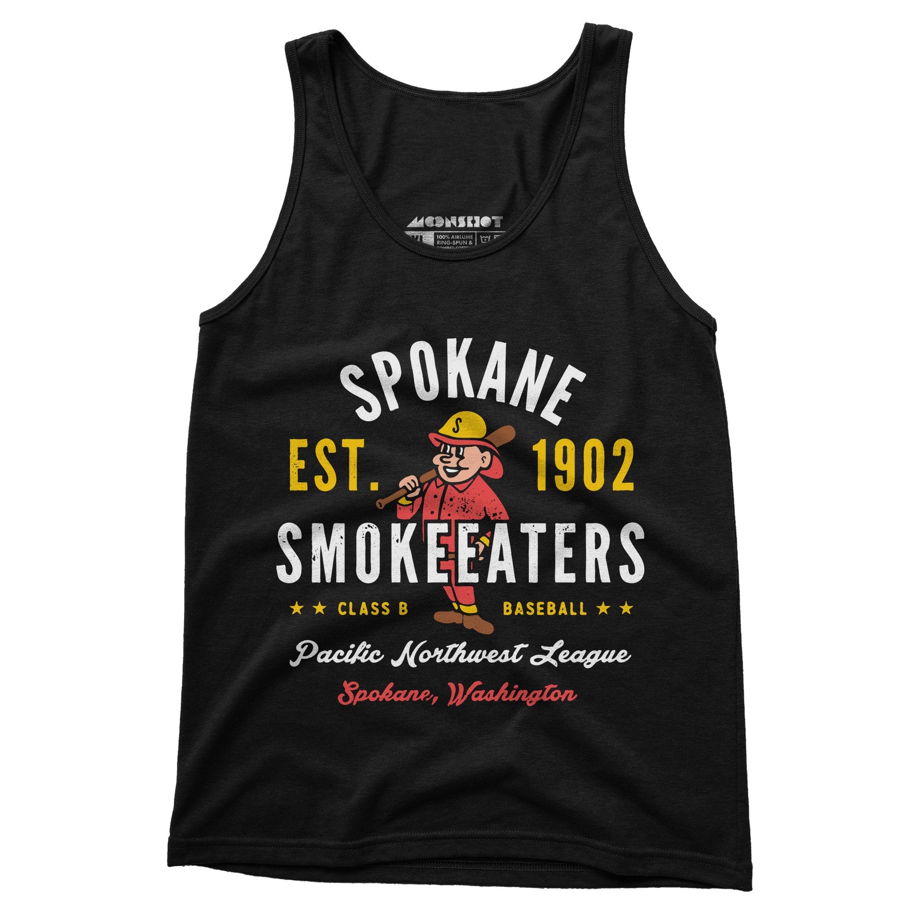 Spokane Smoke Eaters - Washington - Vintage Defunct Baseball Teams - Unisex Tank Top