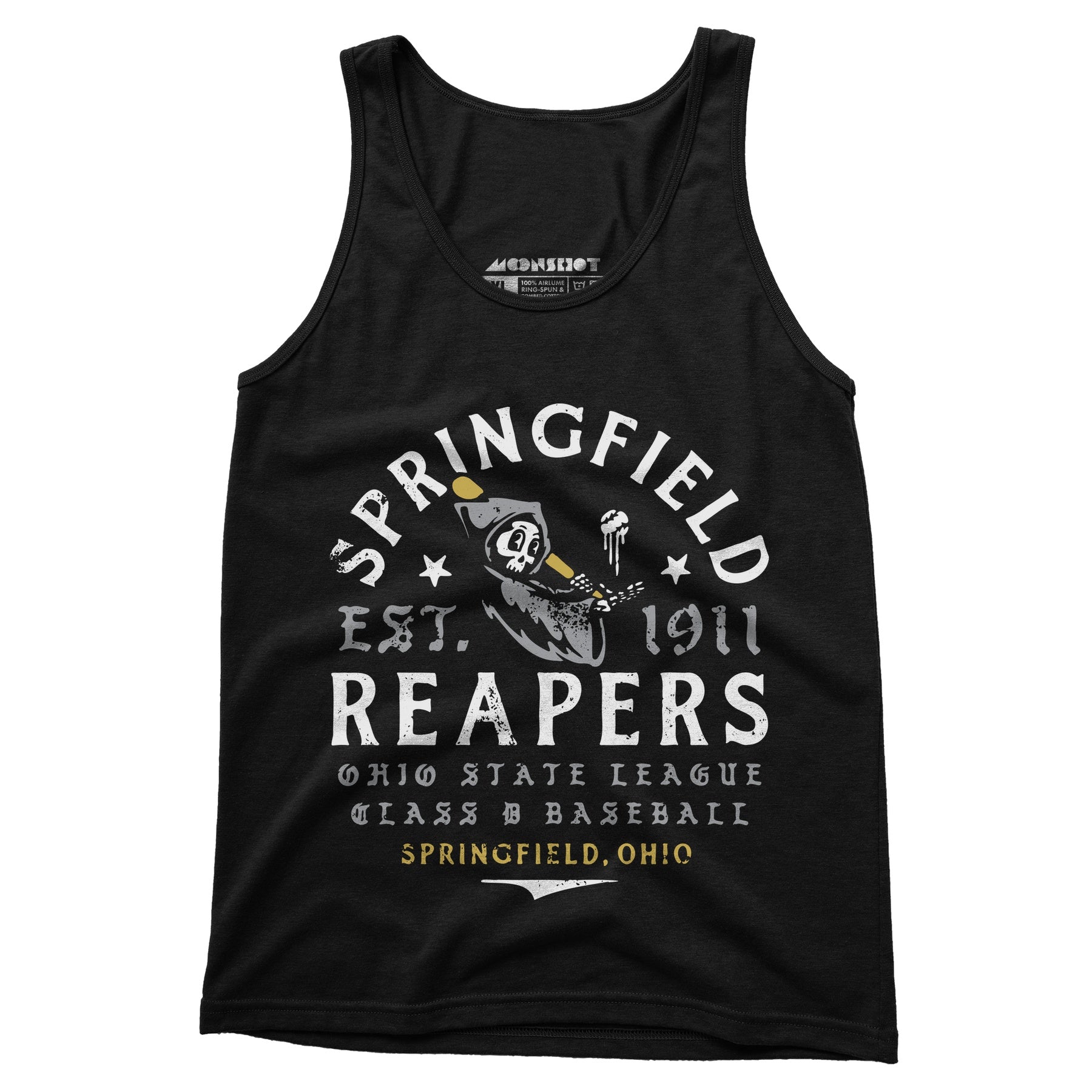 Springfield Reapers - Ohio - Vintage Defunct Baseball Teams - Unisex Tank Top