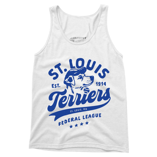 St. Louis Terriers - Missouri - Vintage Defunct Baseball Teams - Unisex Tank Top