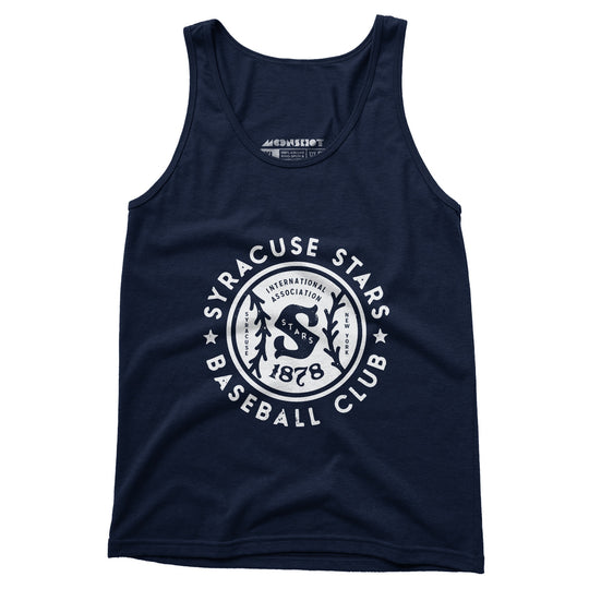 Syracuse Stars - New York - Vintage Defunct Baseball Teams - Unisex Tank Top
