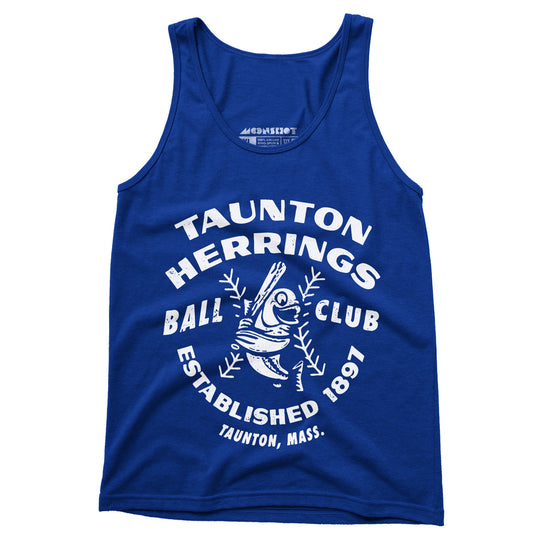 Taunton Herrings - Massachusetts - Vintage Defunct Baseball Teams - Unisex Tank Top
