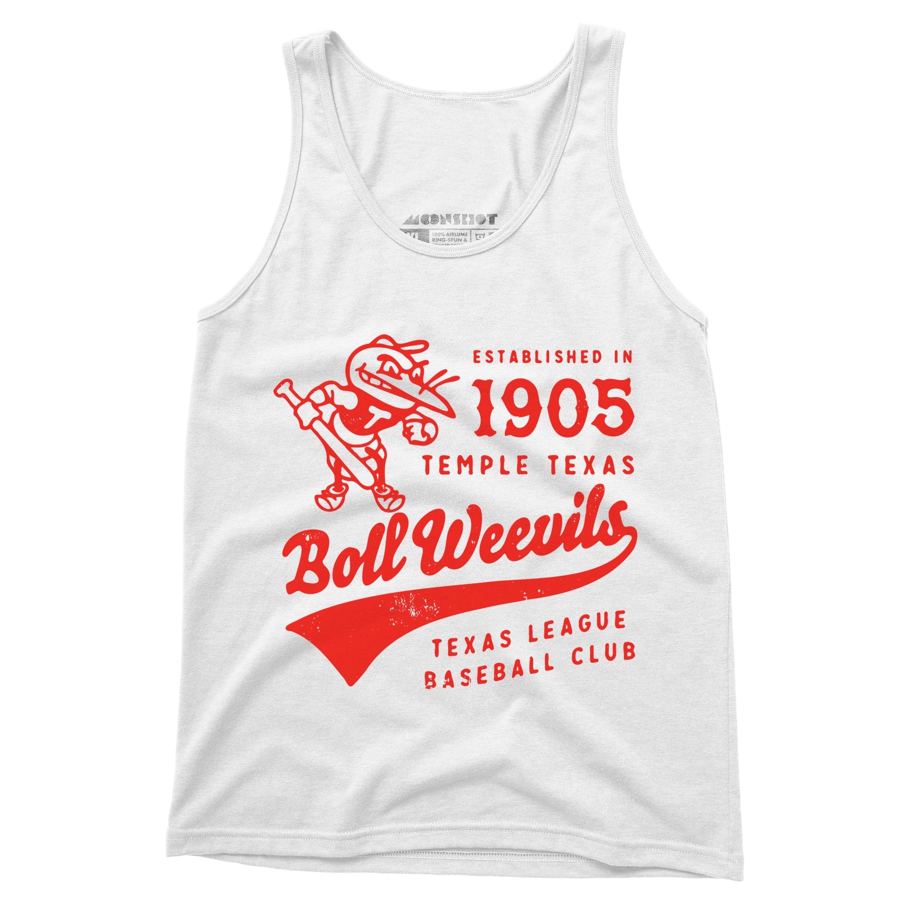 Temple Boll Weevils - Texas - Vintage Defunct Baseball Teams - Unisex Tank Top