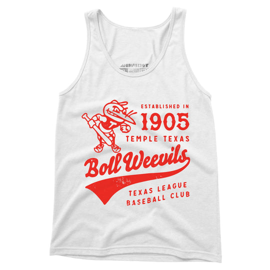Temple Boll Weevils - Texas - Vintage Defunct Baseball Teams - Unisex Tank Top