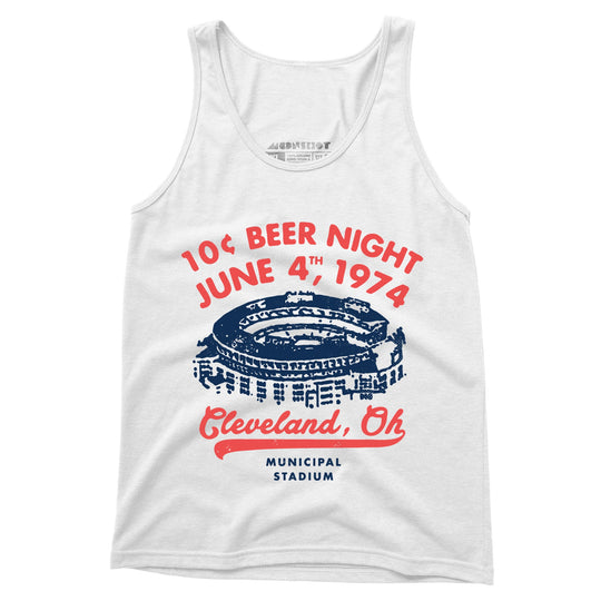 Ten Cent Beer Night - Cleveland Ohio - Unisex Tank Top