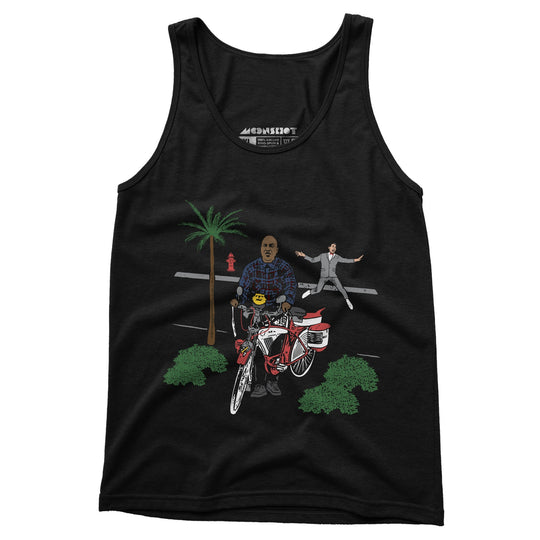 That's My Bike, Punk! Deebo + Pee-Wee Parody Mashup - Unisex Tank Top