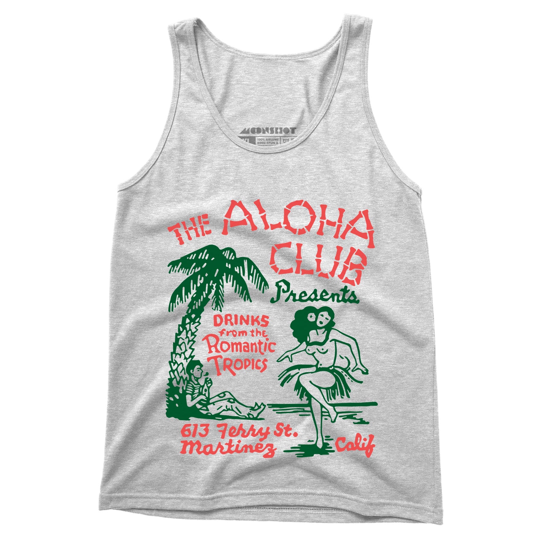 The Aloha Club - Martinez, CA - Vintage Tiki Bar - Unisex Tank Top